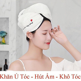 Mua KHĂN TẮM TRÙM ĐẦU Ủ TÓC LAU KHÔ SIÊU NHANH - KHĂN BÔNG MỀM MẠI QUẤN TÓC LAU TÓC NHANH KHÔ THẦN THÁNH HẠN CHẾ HƯ TÓC