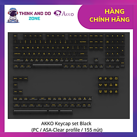 AKKO Keycap set (PC / ASA-Clear profile / 155 nút), Hàng chính hãng