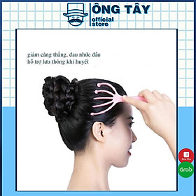 Mua Massage đầu - Dụng cụ mát xa đầu 5 nhánh gắn bi sắt