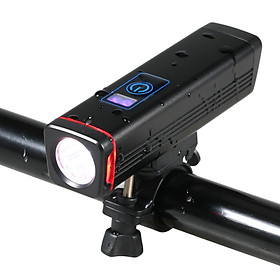 Đèn xe đạp LED siêu sáng có thể sạc lại làm bằng hợp kim nhôm và chống nước-Size BC1 (1 đèn LED)