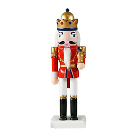 Nutcracker Ornament Christmas Nutcracker Figures for Collectible Kids Gifts Red