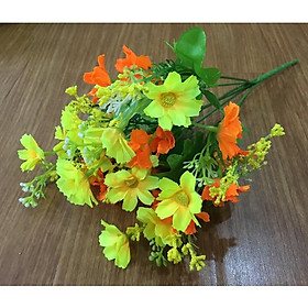 Siêu rẻ- Hoa giả-Chùm hoa cánh bướm-Chùm 25-30 bông rực rỡ sắc màu để bàn trang trí nhà cửa, quán café