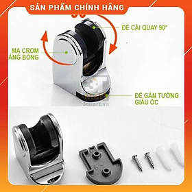 Mua ️FREESHIP GIẢM Đế cài tay sen và vòi xịt vệ sinh xoay 90° 206777