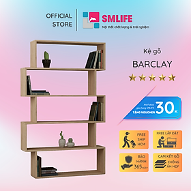 Giá sách đơn giản từ gỗ MDF SMLIFE Barclay