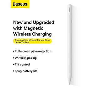 Mua Bút Cảm Ứng Baseus Pencil 2 Smooth Writing Wireless Charging Stylus Dùng Cho iPad (Magnetic Palm rejection 4D)   HÀNG CHÍNH HÃNG  