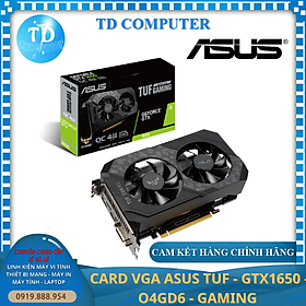 Card màn hình Asus 1650 4GB D6 Gaming GeForce GTX