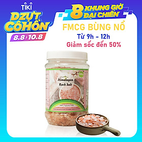 Muối Hồng Himalaya Dạng Hạt (500g) – Theo Tiêu Chuẩn Muối Ăn Bộ Y Tế