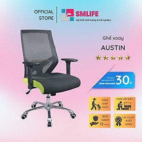 Mua Ghế xoay văn phòng cao cấp SMLIFE Austin