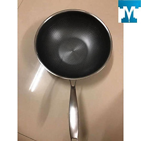 CHẢO VÂN TỔ ONG SÂU LÒNG SIZE 32cm TRÁNG MEN CERAMIC CAO CẤP