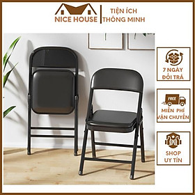 Mua Ghế Gấp Gọn Văn Phòng  Ghế Xếp Đệm Ngồi Êm Ái Khung Ghế Chịu Lực Phủ Sơn Tĩnh Điện Chân Ghế Nó Nút Cao Su Chống Trượt SS111