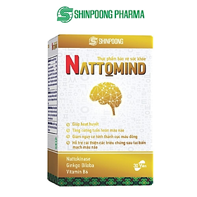 Viên Uống SHINPOONG NATTOMIND - Giảm Nguy Cơ Hình Thành Cục Máu Đông 30