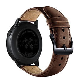 〖Follure〗Leather Replacement Watch Wrist Strap Band For Samsung Galaxy Watch active 20mm