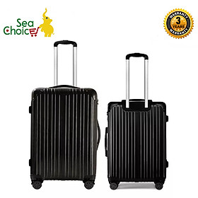 Vali du lịch Sea Choice chất liệu ABS+PC Size 20/24'' có khóa TSA Bánh xe 360° Dây kéo YKK chống nước có 3 màu- Bảo hành 3 năm