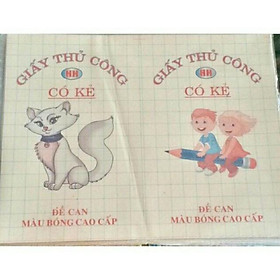 COMBO 10 TẬP GIẤY THỦ CÔNG KHỔ 20*25CM