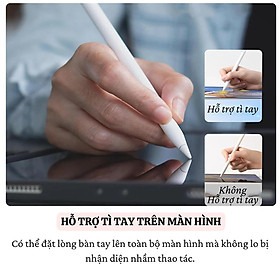 Mua Bút cảm ứng cảm biến nghiêng chống tì tay sạc nam châm WIWU Stylus A01 cho iPad Pro Air Mini đời 2018 trở lên Gen 7 8 9 10 10.9 11 12.9 13 Mini 6 M1 M2 M3 M4 - Hàng nhập khẩu
