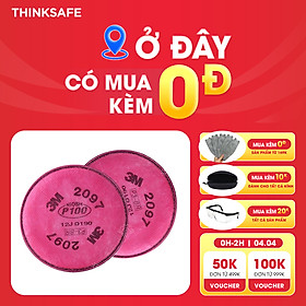 Mua PHIN LỌC 3M 2097 CHUYÊN DÙNG CHỐNG KHÍ HÀN VÀ KHÓI ĐỘC  BỤI MỊN PM2.5 VÀ PHÒNG DỊCH