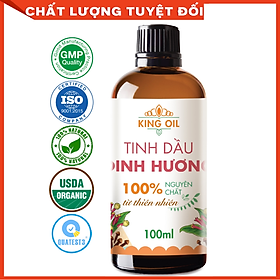 Hình ảnh Tinh dầu Nụ Đinh Hương 100ml nguyên chất từ thiên nhiên - KingOil