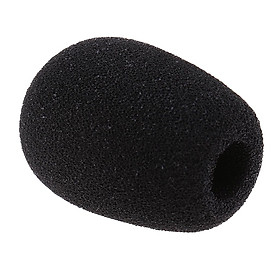 Mini Condenser Micro Sponge Windshiled Kính Chắn Gió Mic Cover Đen
