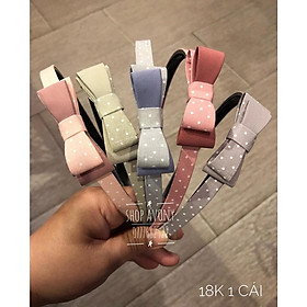Cài tóc đính nơ vải - pb2