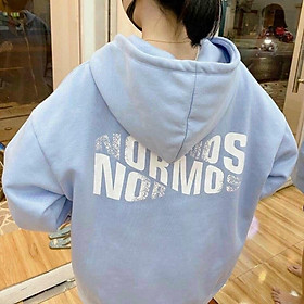 Áo Hoodie Chống Rét Cho Nam Nữ Unisex Form Rộng in hình Normos