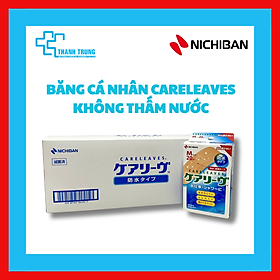 BĂNG CÁ NHÂN KHÔNG THẤM NƯỚC CARELEAVES HỘP 20 MIẾNG