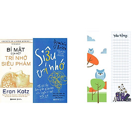 Combo Sách Luyện Trí Nhớ ( Bí Mật Của Một Trí Nhớ Siêu Phàm + Siêu Trí Nhớ ) (Tặng kèm Tickbook)