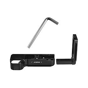 Đế Gắn Máy Ảnh Hình Chữ L Hợp Kim Nhôm Andoer Kèm Đế Bên Cho Sony - Đen