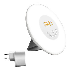 Temporarily Remove Dcolored Radio Alarm Clock Touch Screen Bedside Lamp European Rules