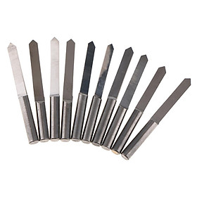 10 Pieces High-precision Carbide PCB Engraving Bits CNC Router Tool