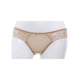 Quần lót nữ Jobelli 1267 cotton phối lưới viền ren hoa đính nơ dễ thương