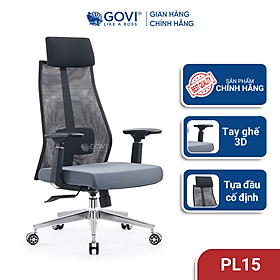 Ghế công thái học GOVI Ergonomic Plato PL15 Thiết kế bảo vệ sức khỏe