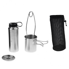 3X  Foldable Stainless Steel Water Bottle Cup Hanger