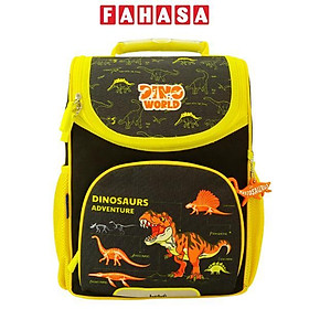 Ba Lô Chống Gù, Siêu Nhẹ Smart Dino World - Bebé BBSM-021A - Màu Đen