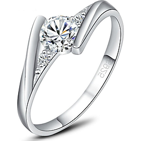 Nhẫn bạc nữ Hiểu Minh NU284