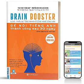 Sách - Brain Booster - Nghe phản xạ tiếng Anh nhờ công nghệ sóng não - dành cho người mất gốc