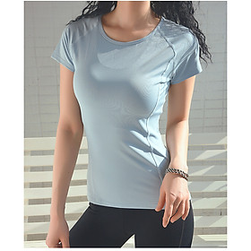 Áo Thun Tập Gym, Yoga, Thể Dục Thể Thao Nữ Siêu Thoáng Mát 5 Màu