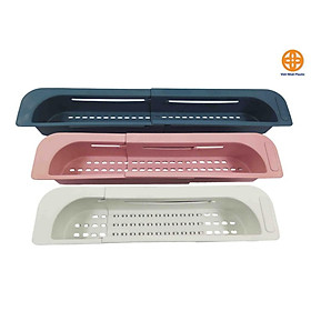 Khay, rổ gác bồn rửa chén bát Việt Nhật thông minh gấp gọn, điều chỉnh kích thước gài tiện lợi
