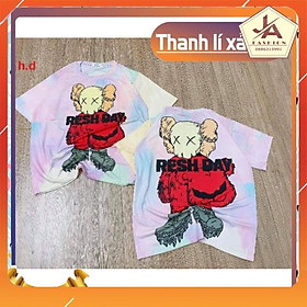 Áo phông thun loang người máy tay lỡ chất cotton mềm mát thời trang nam nữ form thụng unisex freesize ulzzang giá rẻ