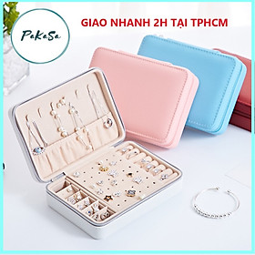 Hộp Đựng Trang Sức, Phụ Kiện Thiết Kế Hiện Đại - Chọn Màu - Hàng Chính Hãng - Trắng