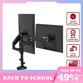 Mua Giá Treo 2 Màn Hình NB-H180 22-32 Inch New 2021 Gắn Bàn Xoay 360 Độ - Hàng Nhập Khẩu