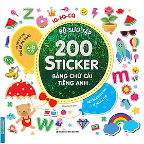 Bộ Sưu Tập 200 Sticker - Bảng Chữ Cái Tiếng Anh (Tái bản năm 2022)