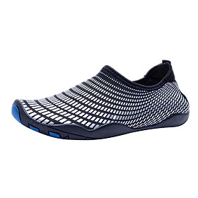 Men Quick-Dry Water Shoes Outdoor Barefoot Aqua Socks for Beach Swimming Surfing  - Black gray