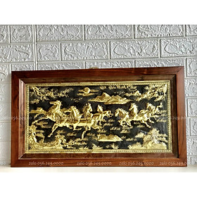 Mua TRANH BÁT MÃ 3858 NỀN ĐEN
