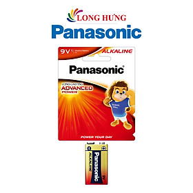 Vỉ Pin kiềm Panasonic Alkaline 9V 6LR61T/1B-V (1 viên/5 viên) - Hàng chính hãng