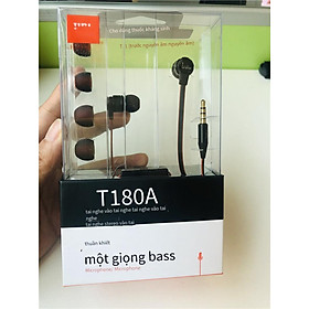 Ưu đãi đặc biệt Tai nghe nhét tai điện thoại di động in-ear T180A tai nghe K song dòng nhạc nam và nữ tai nghe chống quanh co trọng lượng thấp