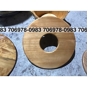Nắp gỗ kết hợp cho chậu gỗ ngâm xông phụ kh.oa