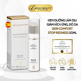 Kem Cấp Cứu Giảm Kích Ứng, Đỏ Da Bruno Vassari Skin Comfort Stop Redness | Kelly Beauty