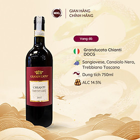 Rượu vang đỏ Ý Granducato Chianti DOCG 750ml 12.5% - Hàng Chính Hãng