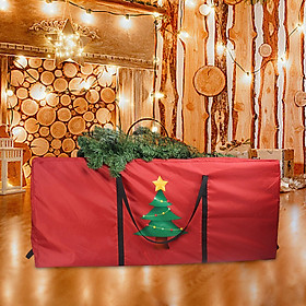 Christmas Tree Storage Bag Christmas Ornament Moving Portable Oxford Cloth Xmas Tree Decoration Bag for Festivals Party Decor