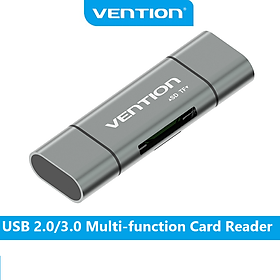 Mua Đầu đọc thẻ nhớ đa năng USB2.0/3.0/ Type C  Micro USB  hỗ trợ thẻ SD  TF.... - Hàng chính hãng Vention